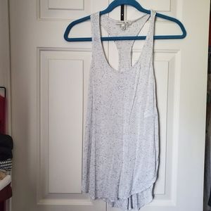 White Racerback Scoop Tee (XS)